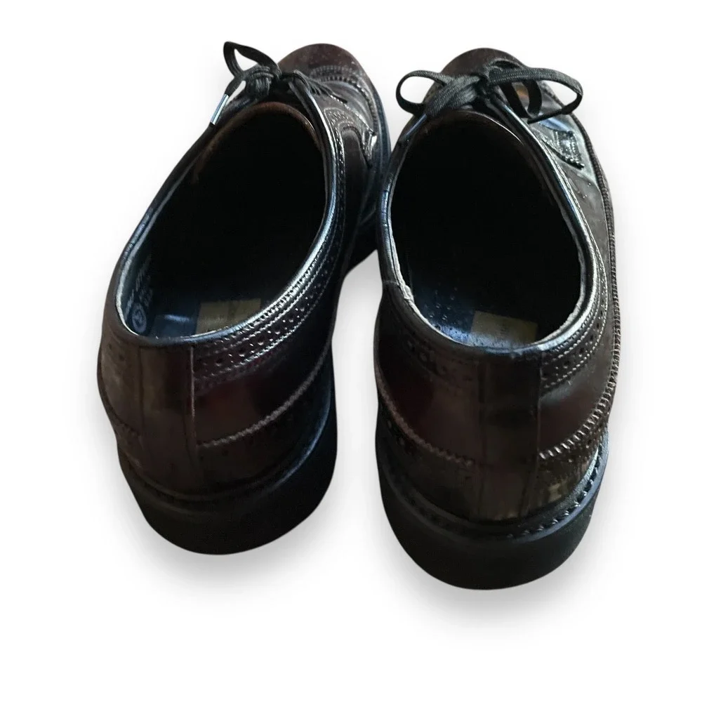 Stuart McGuire Men's Burgundy Wingtip Brogues Oxford Leather‎ Dress Shoes 9.5 C
